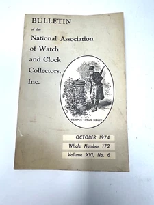 Boletín NAWCC, Diciembre 1974, Volumen XVI, Nº 6, número entero 172. - Imagen 1 de 3