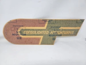 NOS Consolidated Freightways CF Unused 8"x24" Decal BUF - Picture 1 of 2