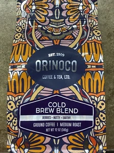 Orinoco Miscela Cold Brew Caffè Tostatura Media 12 oz Bio Commercio Equo e Solidale - Foto 1 di 7
