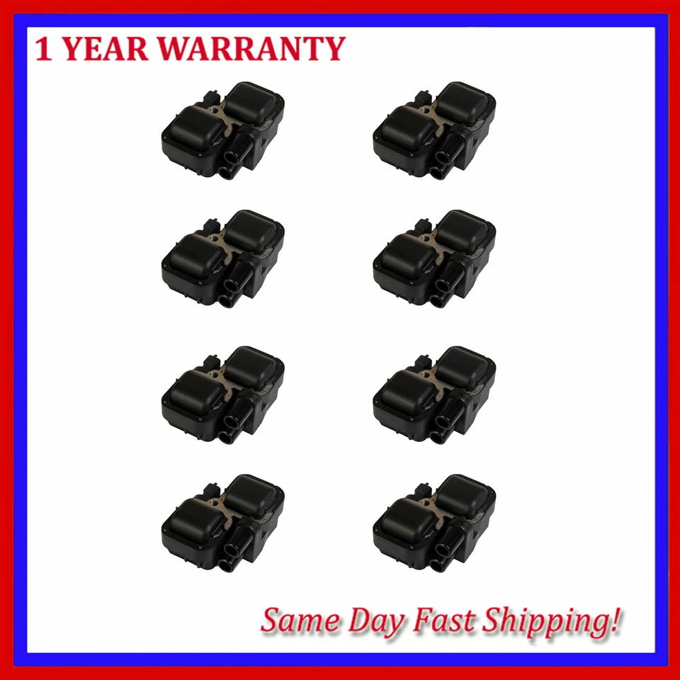 Bobina de encendido UF359 8 piezas para Mercedes-Benz C240 C280 C320 C43 CL500 0001587803 Foto 1 de 3