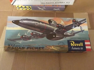 Vintage 1957 Revell Lockheed WV-2 Early Warning Radar Picket -SEALED PARTS + ! - Picture 1 of 10