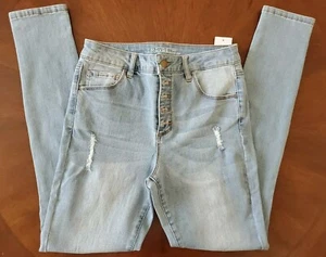 Neu mit Etikett! Empyre Drea hoch geschnittene blaue Jeggings Damengröße 5 "  - Bild 1 von 5