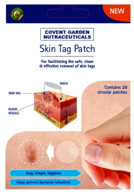 COVENT GARDEN NUTRACEUTICALS BIODERMAL SKIN TAG REMOVAL PATCHES (28 PACK) RRP £29.99