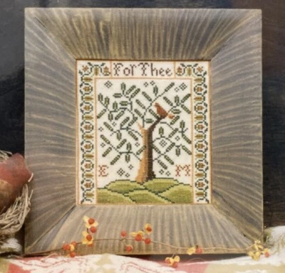 Liz Mathews Elizabeth's Garden Barrick Samplers A Tree for Thee 2000 NEW! - Image 1 of 4