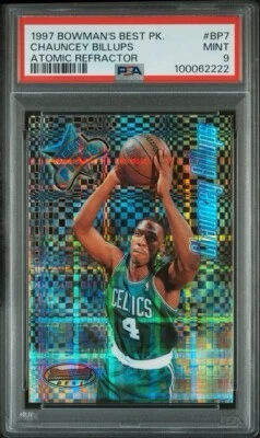 1997-98 Bowman's Best - Best Picks Atomic Refractor #BP7 Chauncey Billups (RC) - Image 1 of 3