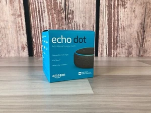 Amazon Echo Dot 3rd Generation Smart Speaker with Power Adapter New Boxed - Picture 1 of 6