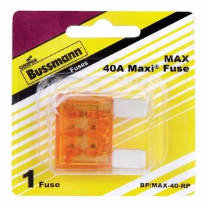 Bussmann BP/MAX-40-RP Orange Transparent 40A 32V MAX Blade Fast Acting Fuse - Picture 1 of 1