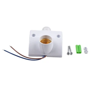 Motion Sensor Light Socket for E27 Bulb Automatic Light Control AC110 240V - Picture 1 of 15