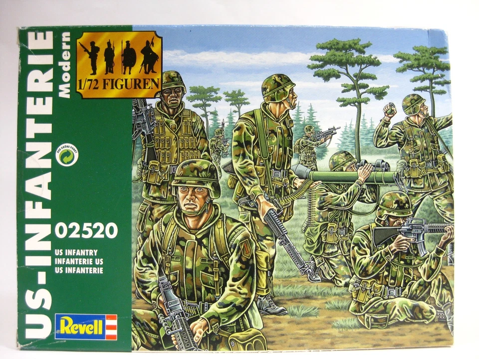 Revell Toy Soldiers 1/72 " Modern US Infantry " Sealed box 02520 complete! - Image 1 of 4
