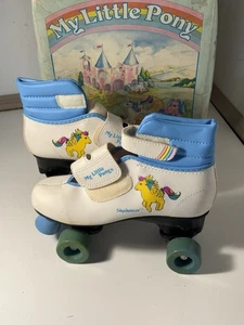Vintage 1985 My Little Pony Rollschuhe. Größe 3 - weiß - Bild 1 von 13