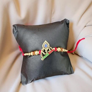 Rakhi - Om Rakhdi for Brother Bhaiya shipped from Australia Canada USA UK - Picture 1 of 1
