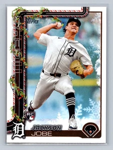 2025 Topps Holiday Baseball - Jackson Jobe #H160 Cookie Back Variation(RC) - Picture 1 of 2