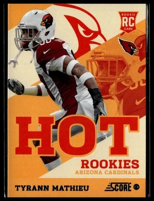 2013 Score #44 Tyrann Mathieu Hot Rookies Hobby - Image 1 of 2
