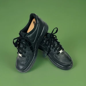 Nike Air Force 1 Low Triple Black 314192-009 Sz 6Y Men’s 6 Womens 7.5 - Picture 1 of 7