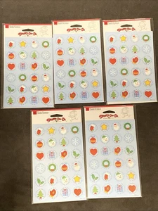 American Greetings Weihnachten Aufkleber Menge 5 Packungen Stickety-Doo-Da 96/Packung NEU - Bild 1 von 3