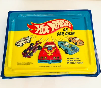 1986 Tara Toys Vintage Hot Wheels Mattel 48 Car Case With Four Trays - Image 1 of 4