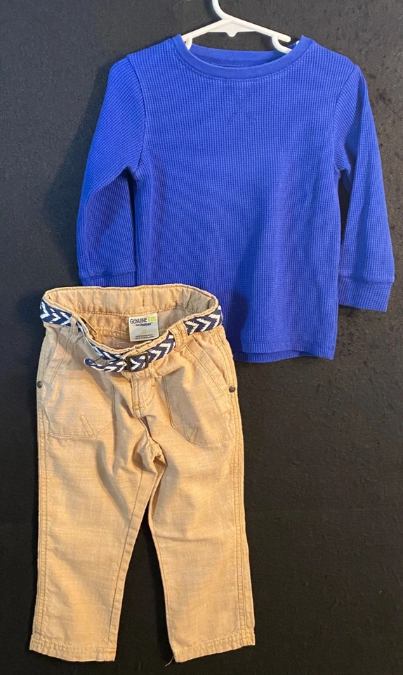 Set of Boys size 2T EST.1989 Shirt and Genuine Kids Pants - Image 1 of 4