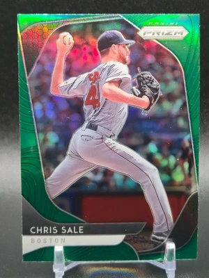 Venta Panini Prizm Chris 2020 refractor verde paralelo 190 Red Sox SP Foto 1 de 2