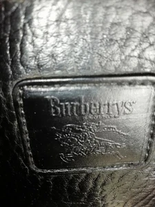 Burberry Leather Bag 11"x7" (28cm x 19cm), Nice Condition, Used - Picture 1 of 7