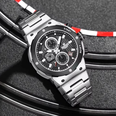 44MM NAVIFORCE Quartz Luxury Men's Watch 30M Waterproof Diver Stainless NEW - Изображение 1 из 4