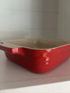 #LE CREUSET Rot Kleine 5,75" Backform 14-25~#ERSATZ~ NEUWERTIG - Bild 1 von 5