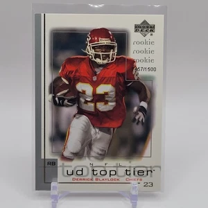 2001 Upper Deck UD Top Tier - Derrick Blaylock #209 /1500 - Kansas City Chiefs - Picture 1 of 3