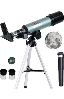 Telescope for Kids, Astronomical Telescope Zoom 90X HD Outdoor Monocular Space  - Image 1 of 4