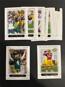 Juego de 14 cartas 2005 Topps Green Bay Packers Team Aaron Rodgers RC - Imagen 1 de 3
