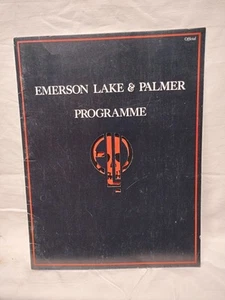 EMERSON LAKE & PALMER 1977 North American Tour Concert Book + Black Moon Poster - Picture 1 of 9