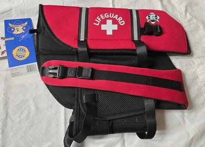 Paws Forward Red Canine Dog Lifeguard Life Jacket Vest PFD Size L, NWT - Image 1 of 4
