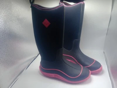 Muck Boots Hale Multi-Temporada Mujer Bota de Goma Talla 11 Negro/Rosa Caliente Foto 1 de 4