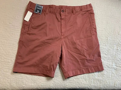 Roundtree & Yorke NEW Red Flat Front Stretch Fabric Shorts Men Size 40 Foto 1 de 4