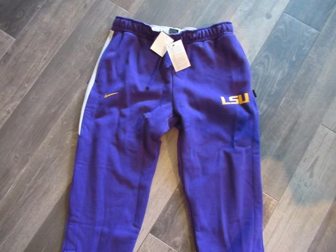 LSU Tigers Nike Joggers Men's XL new with tags Free Ship Cover
