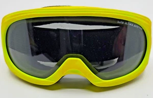 1980s Bolle Ultima Yellow with Gray Polarized Lens Ski Glasses Goggles NIB - Picture 1 of 4