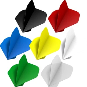 Ruthless | Dart Flights |  5 Sets | Poly Plain | Standard | Solid Blue or Yellow - Picture 1 of 6