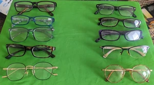 Unsortiert Vintage Modern Brillengestelle Optik Sehstärke Lesegerät Posten (F) - Bild 1 von 7