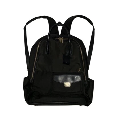 Mochila Convertible Tumi Larkin Portola Nylon Balístico, Negra/Dorada, 16" x 13" Foto 1 de 4