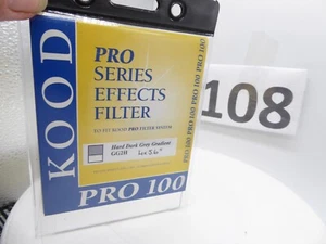KOOD PRO 100 SERIES HARD DARK  GREY GRADIENT GG2H FILTER 4" 5.6" NEW 100MM 142MM - Picture 1 of 1