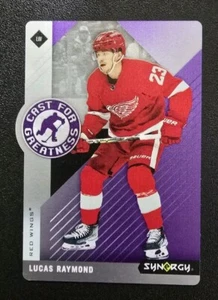 2023-24 Upper Deck Synergy Hockey CG-15 LUCAS RAYMOND Cast For Greatness Purple - Picture 1 of 2