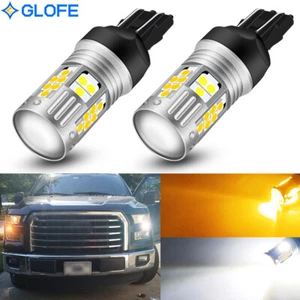 Canbus Switchback LED Front Turn Signal Running Light Bulbs For 15-19 Ford F-150 - Picture 1 of 14