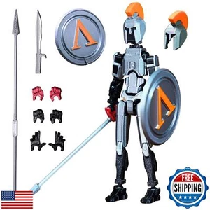 Figura de acción JoriBoBo Spartan Warrior t13|Montaje completado|Regalo de la suerte 13 f - Imagen 1 de 5