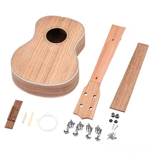 26" Tenor Ukulele DIY Kit w/ 4 Strings Pegs Hawaii Guitar - Picture 1 of 6