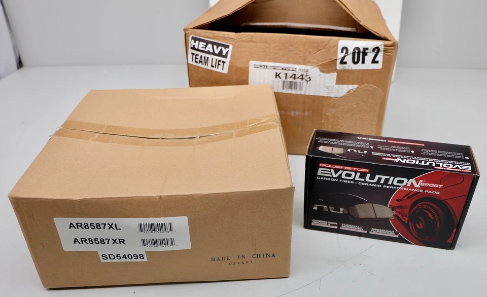 Power Stop REAR K1443 Carbon Fiber Ceramic Brake Pad/Rotor 06/2010 Ford explorer — 第 1/4 张图片