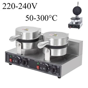 Máquina herramienta para hacer cono gofres huevo helado eléctrico comercial de acero inoxidable - Imagen 1 de 15