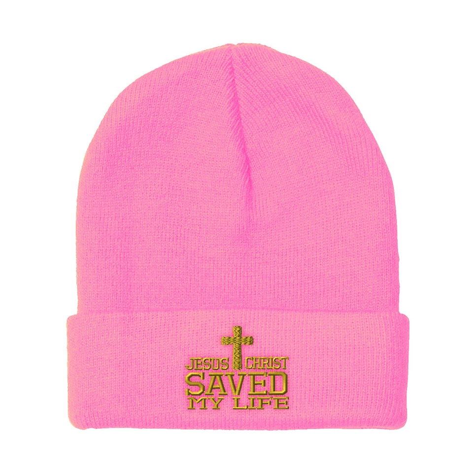 Gorros para Hombre Jesucristo Salvó Mi Vida Bordados Acrílico Calavera Gorra 1 Talla Foto 1 de 1