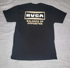 RVCA Mens Size Medium Black Shirt NWT - Picture 1 of 9