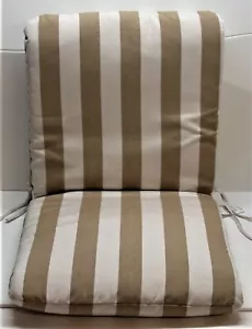 Sunbrella® Outdoor Patio Chair Cushion ~ Maxim Heather Beige ~ 22 x 44.5 x 3 NEW - Picture 1 of 3