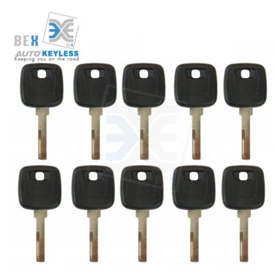 10 Uncut транспондер чип ключ подходит 1999-2002 Volvo S40 V40 включены разблокировать 48 чип - Изображение 1 из 3