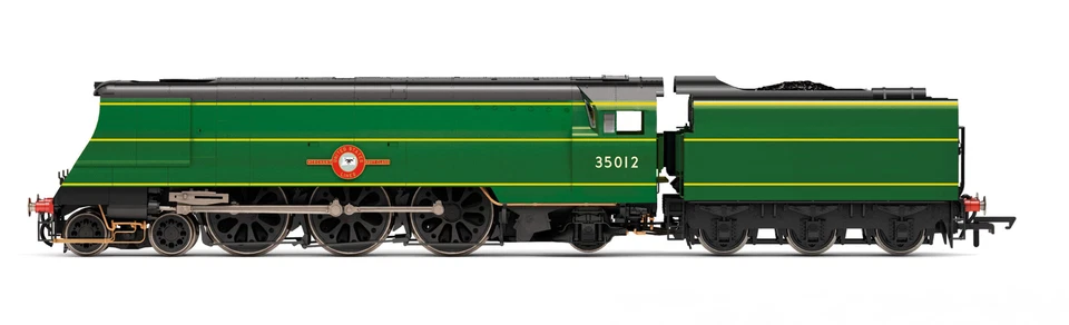 Hornby R3860 BR Merchant Navy Class 4-6-2 35012 'United States Lines' - Er...