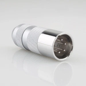 Viborg Hi-End Reines Kupfer Rhodiniert 4Pin XLR Männlich HiFi Kabel Stecker - Picture 1 of 6